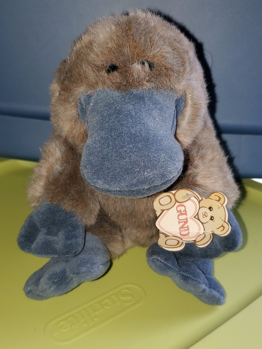 Vintage 1992 GUND Webber Platypus Stuffed Animal